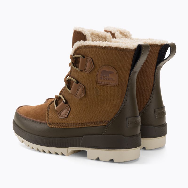 Női túrabakancs Sorel Torino II Wp Waxed Canvas velvet tan/oliva zöld 4