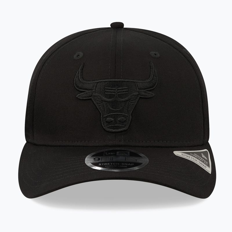 Sapka New Era Tonal Black 9Fifty Stretch Snap Chicago Bulls black 3