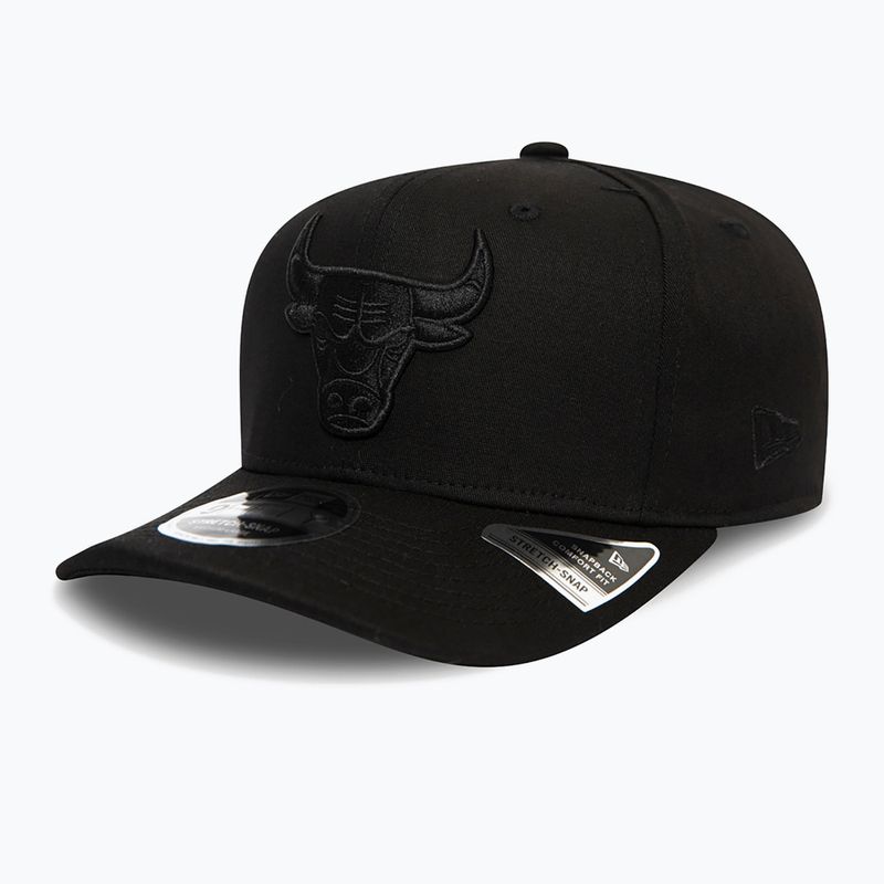 Sapka New Era Tonal Black 9Fifty Stretch Snap Chicago Bulls black 4