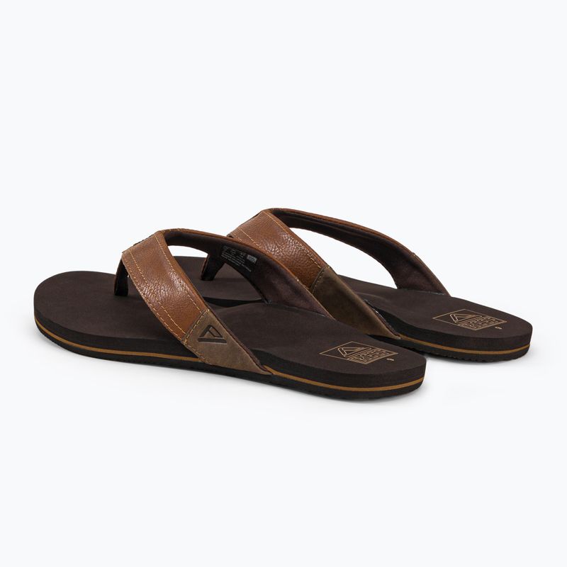 REEF Newport férfi barna és fekete flip flop CI3754 3