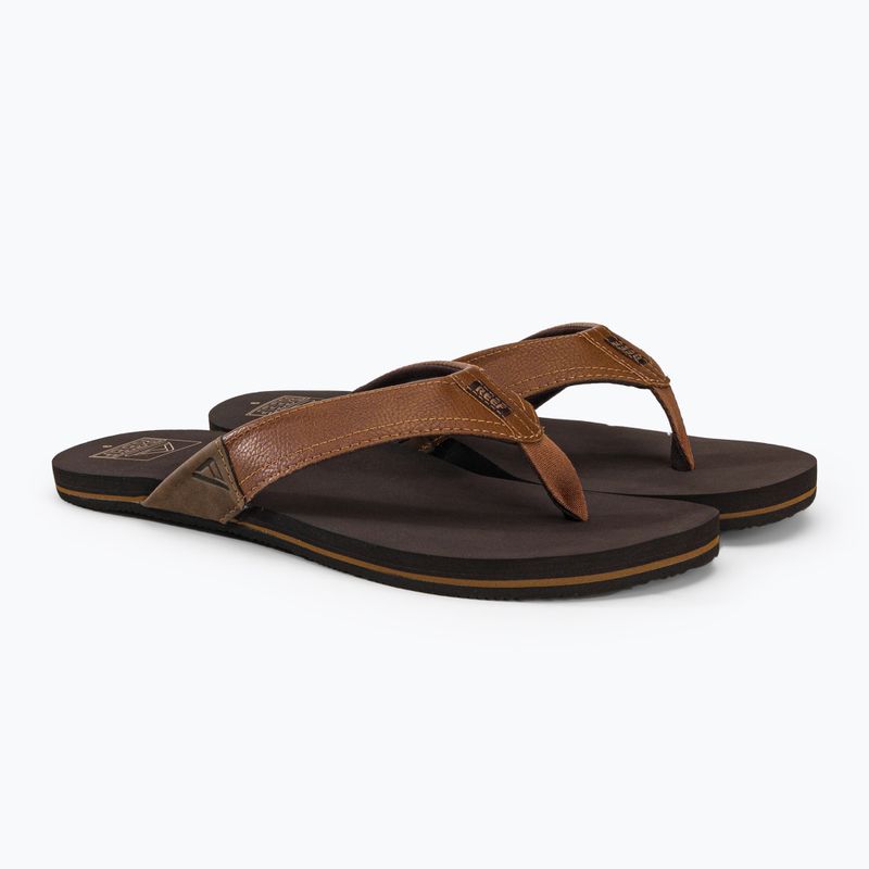 REEF Newport férfi barna és fekete flip flop CI3754 4