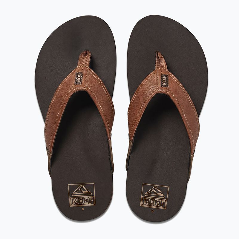 REEF Newport férfi barna és fekete flip flop CI3754 12