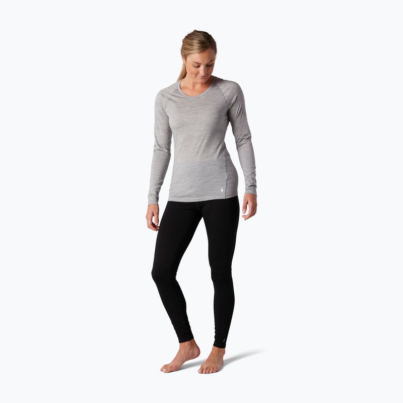 Női termoaktív pulóver Smartwool Merino 150 Baselayer Boxed világosszürke melír 5