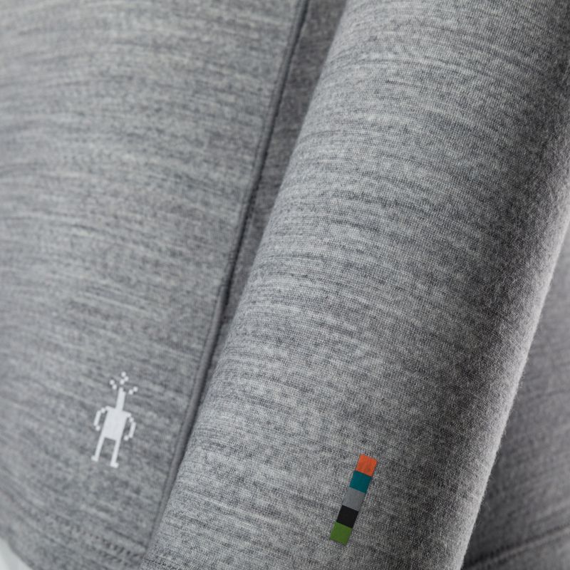 Női termoaktív pulóver Smartwool Merino 150 Baselayer Boxed világosszürke melír 3