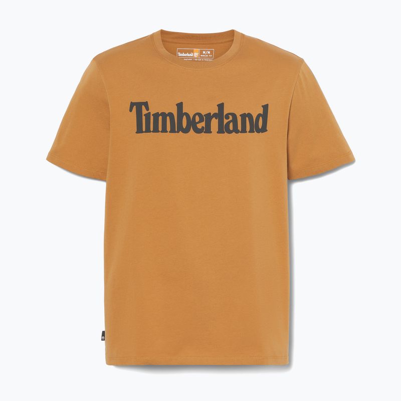 Férfi Timberland Tfo Wordmark Logo búza csizma póló 4