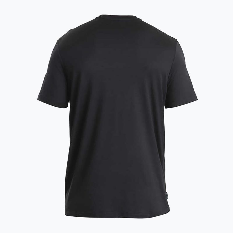 férfi trekking póló icebreaker Merino 150 Tech Lite III black 5