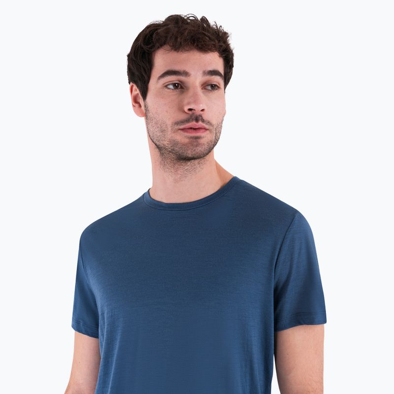 Férfi túrapóló icebreaker Merino 150 Tech Lite III SS dawn 4