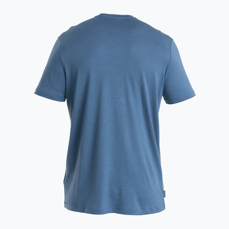Férfi túrapóló icebreaker Merino 150 Tech Lite III SS dawn 7