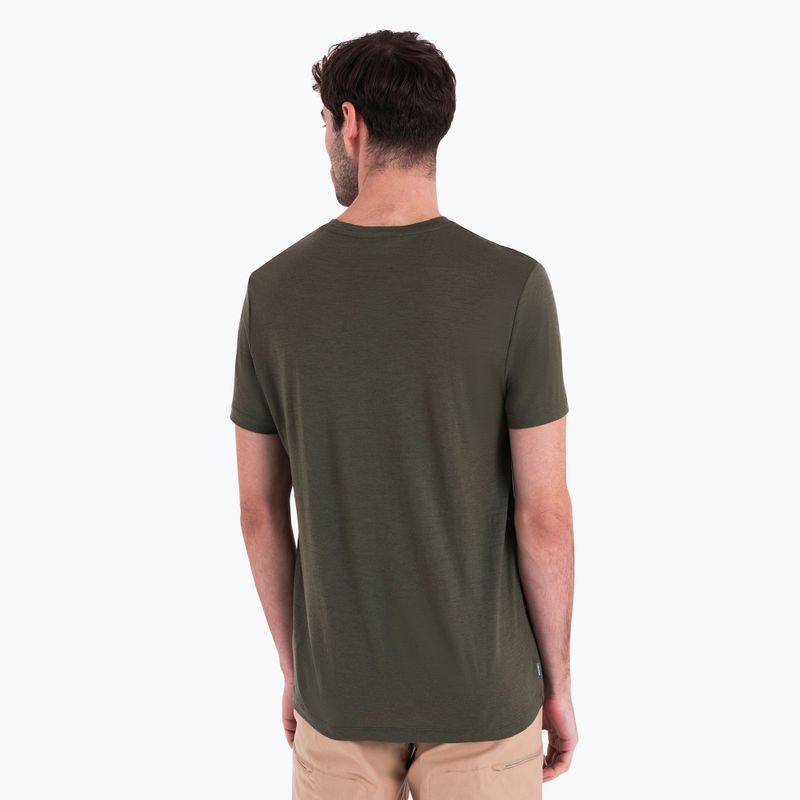 férfi trekking póló icebreaker Merino 150 Tech Lite III loden 3