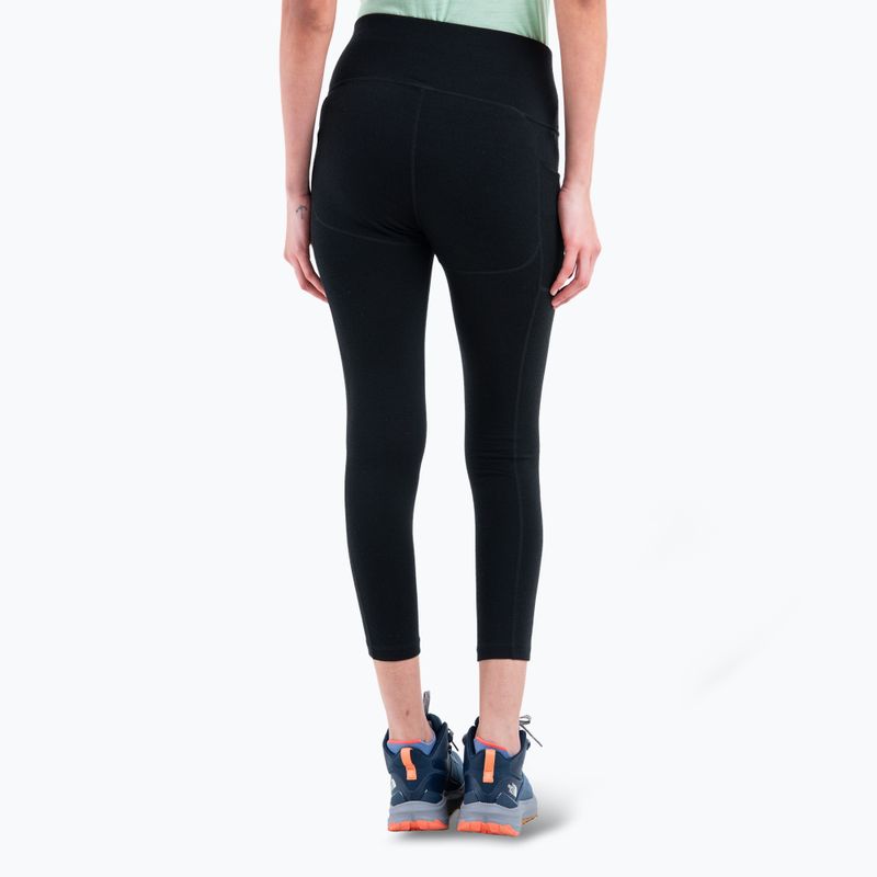 Icebreaker női leggings Merino 260 Fastray II 25 High Rise harisnyanadrág fekete 2