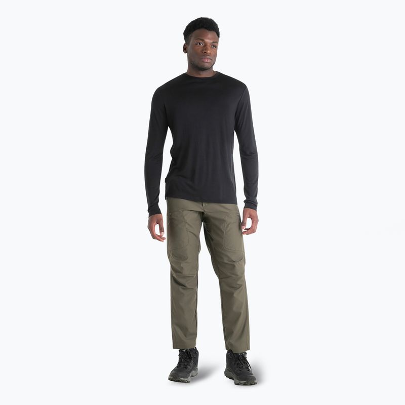 Férfi hosszú ujjú túrafelső icebreaker Merino 125 Cool-Lite Sphere III LS Tee black 2