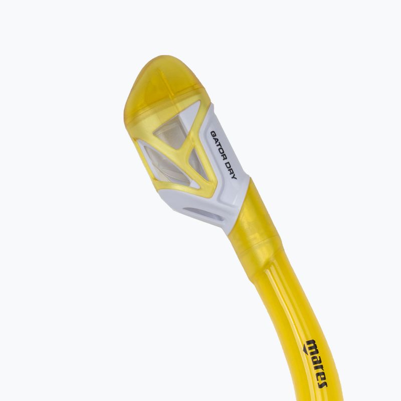 Mares Gator Dry sárga snorkel 411522 2