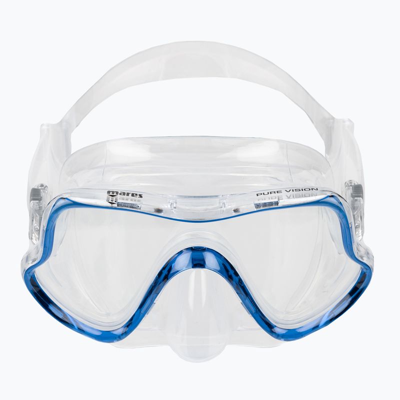 Mares Pure Vision tiszta kék búvármaszk 411217 2