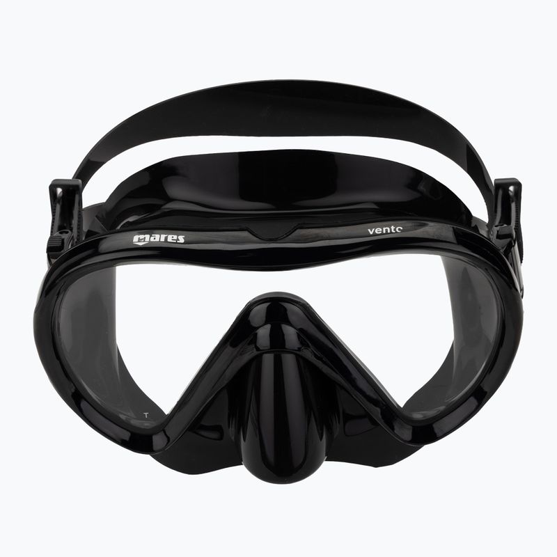 Snorkeling maszk Mares Vento black/black 2