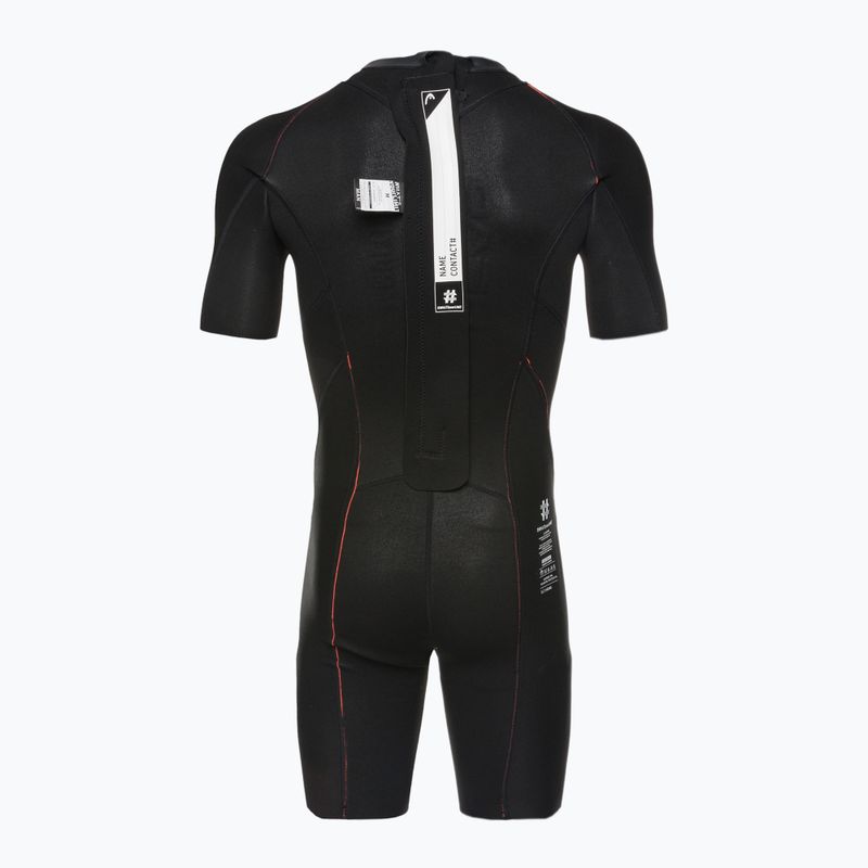 HEAD SwimRun Multi Shorty 2.5 fekete/narancssárga férfi triatlon búvárruha 5