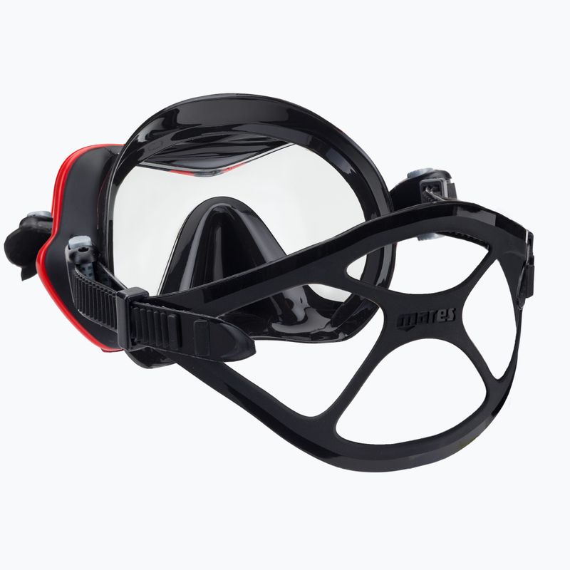 Mares One Vision búvármaszk fekete/piros 411046 4