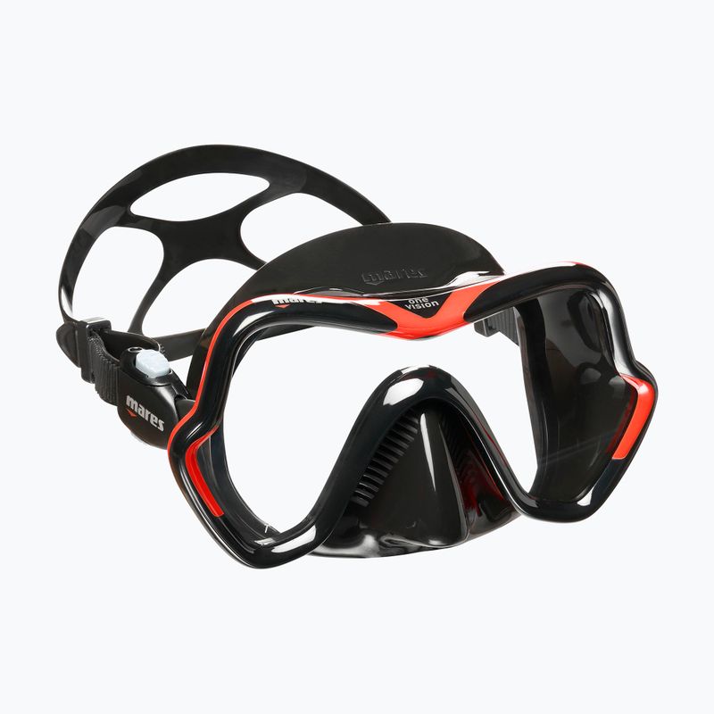 Mares One Vision búvármaszk fekete/piros 411046 6