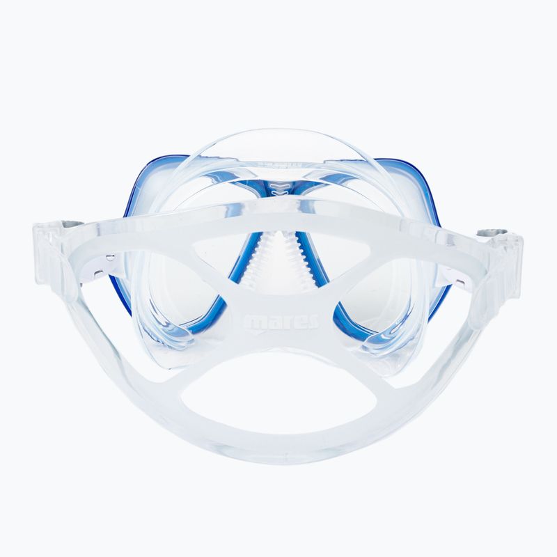 Mares X-Vision átlátszó kék búvármaszk 411053 5