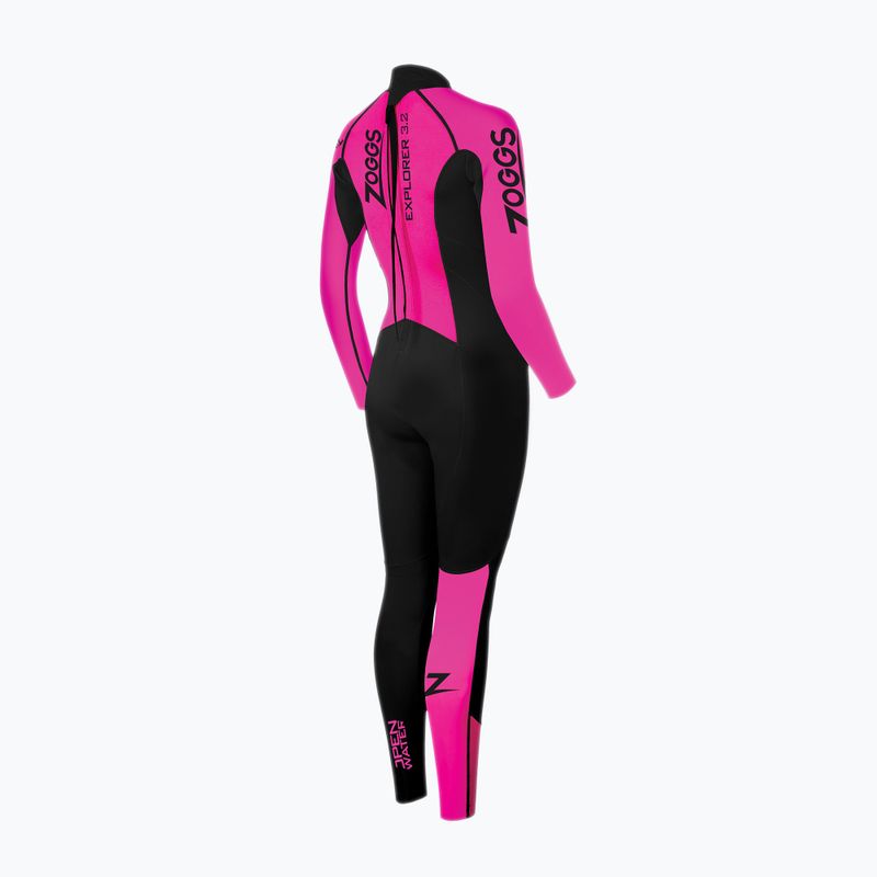 Női úszószivacs Zoggs Ow Explorer Fs 3.2.2 mm fekete/rózsaszín 2