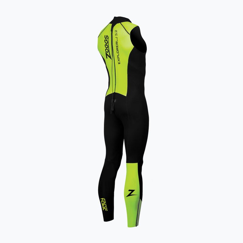 Férfi úszószivacs Zoggs OW Explorer LJ 3.2.2 mm fekete/lime 2