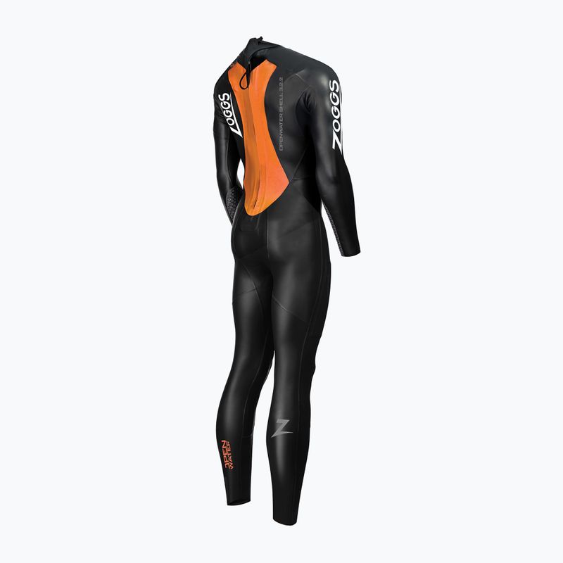 Női úszás hab Zoggs Ow Shell Fs 3.2.2 mm fekete/narancs 2