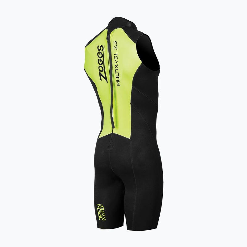 Férfi úszószivacs Zoggs OW Multix VSL 2.5 mm fekete/lime 2