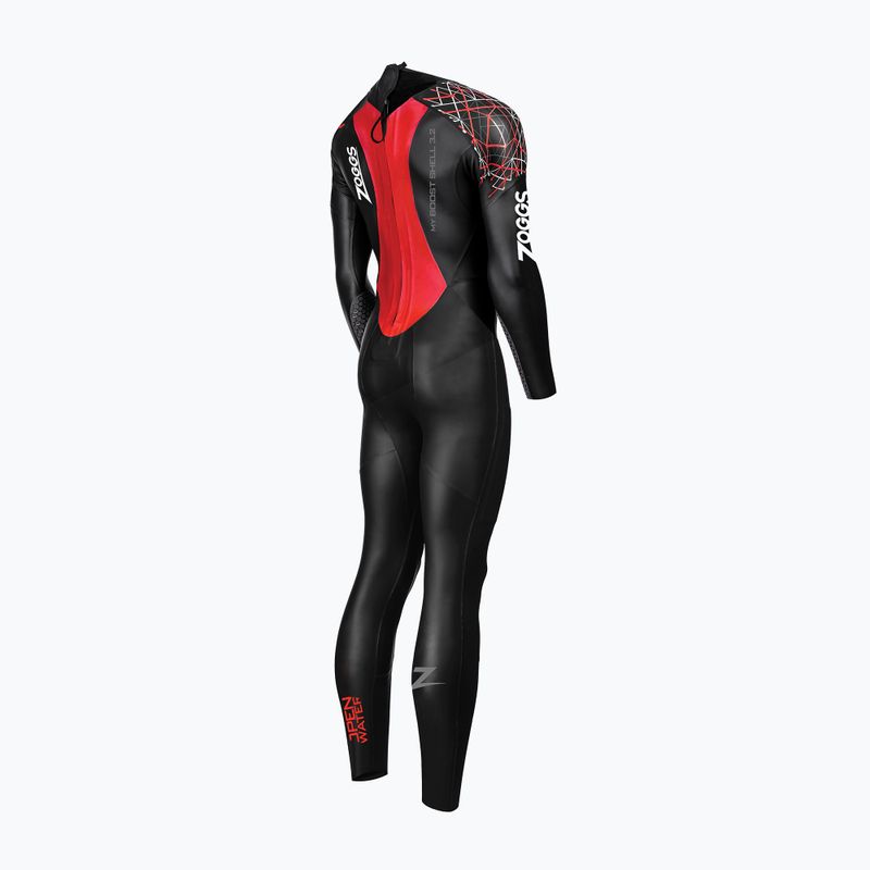 Női úszóhab Zoggs Ow Myboost Shell Fs 3.2 mm fekete/piros 2