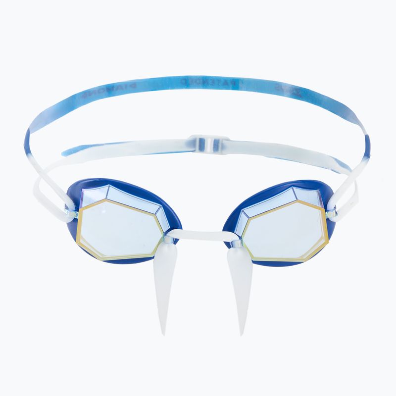 Zoggs Diamond Titanium kék/fehér/tükör arany úszószemüveg 2