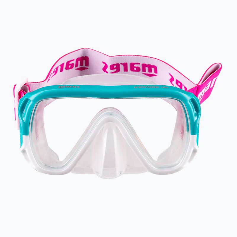 Mares Keewee Junior gyermek búvármaszk aqua / fehér / átlátszó