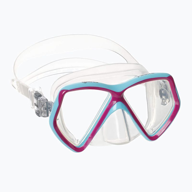 Gyermek snorkeling szett Mares Combo Zoo magenta 2