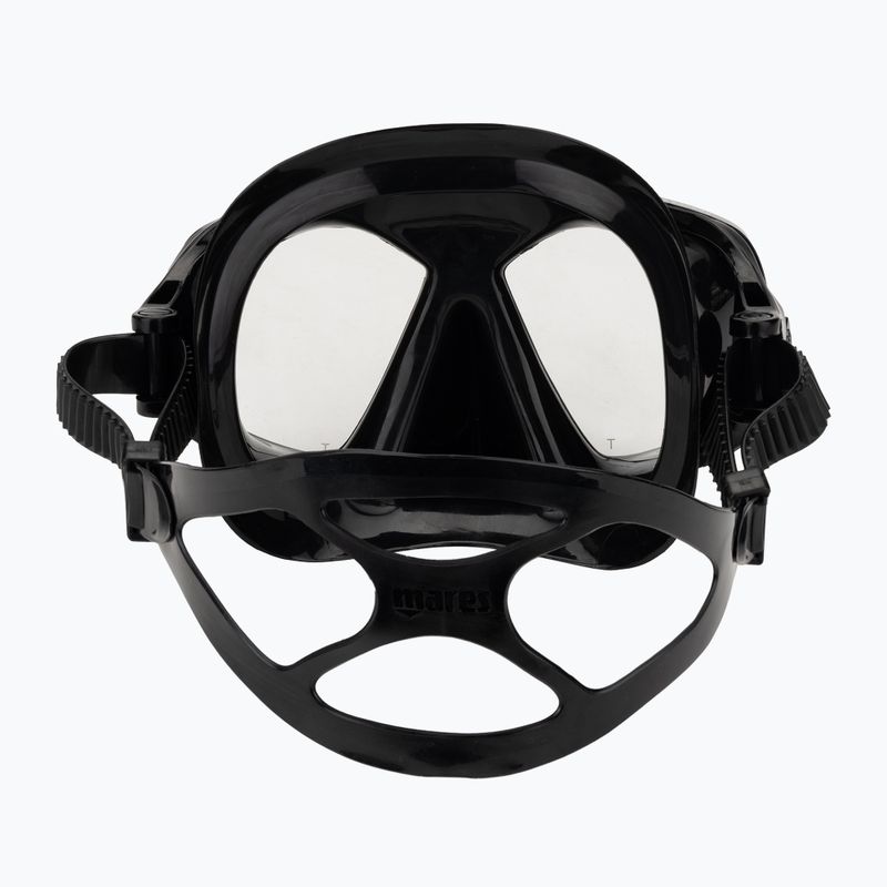 Snorkelingmaszk Mares Tapu black/black 4