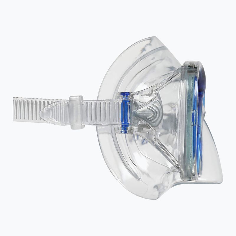 Snorkelingmaszk Mares Tapu blue reflex/clear 3