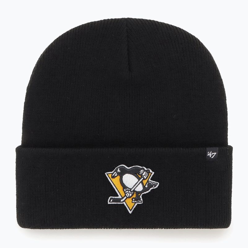 Téli sapka 47 Brand NHL Pittsburgh Penguins Haymaker black