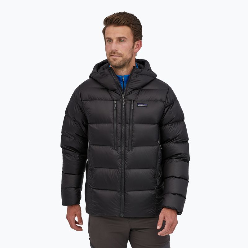 Férfi pehelykabát Patagonia Fitz Roy Down Hoody black