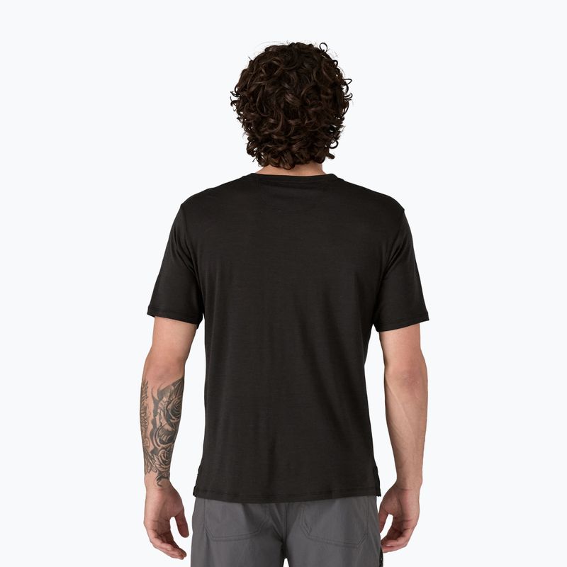 Férfi póló Patagonia Cap Cool Merino Blend Graphic Shirt heritage header/black 2