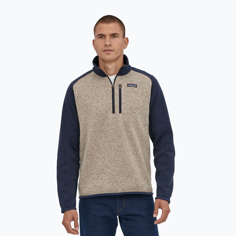 Férfi Patagonia Better Sweater 1/4 Zip fleece melegítőfelső oar tan