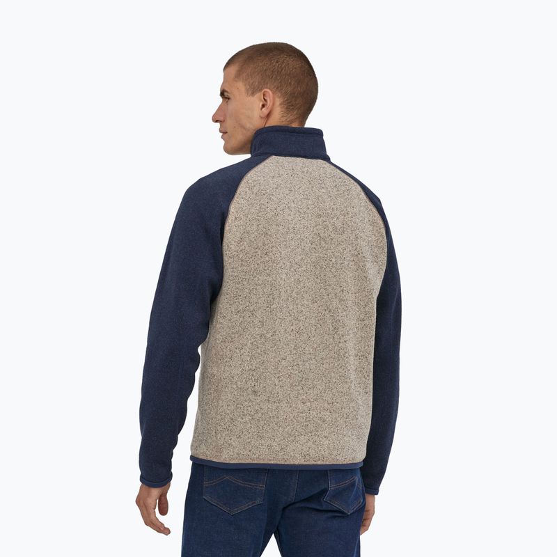 Férfi Patagonia Better Sweater 1/4 Zip fleece melegítőfelső oar tan 2