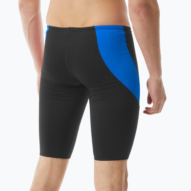 Férfi úszó jammer TYR Durafast Elite Oceanid Jammer black/blue 2