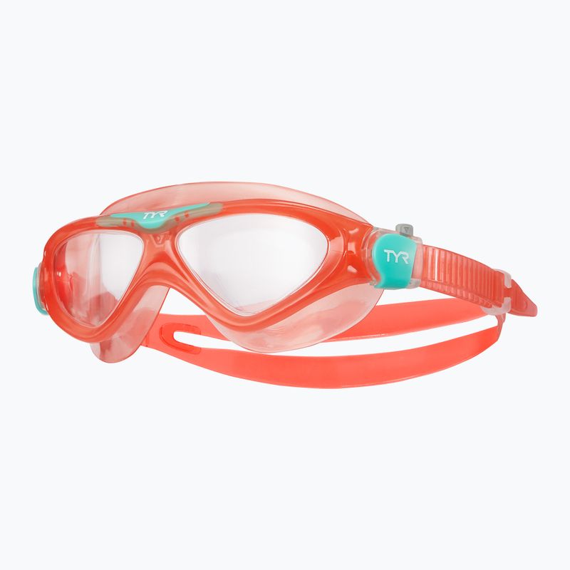 Úszószemüveg TYR Rogue clear/coral/turquoise