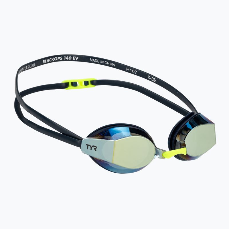 Úszószemüveg TYR Blackops 140 Ev Racing Mirrored gold/navy/yellow