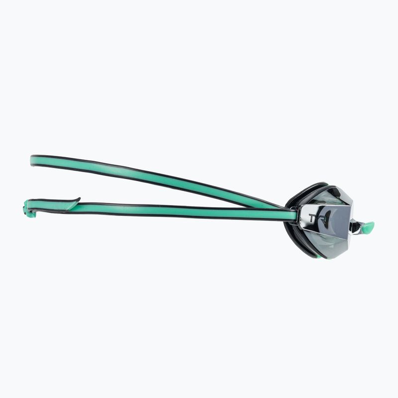 Női úszószemüveg TYR Blackops 140 Ev Racing tükrözött ezüst/ menta/ fekete 3