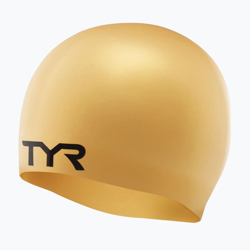 TYR Wrinkle Free arany úszósapka