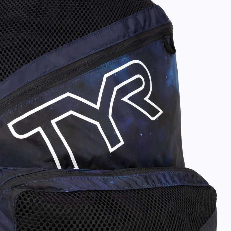 Úszózsák TYR Elite Team Mesh 40 l blue/teal/green 4