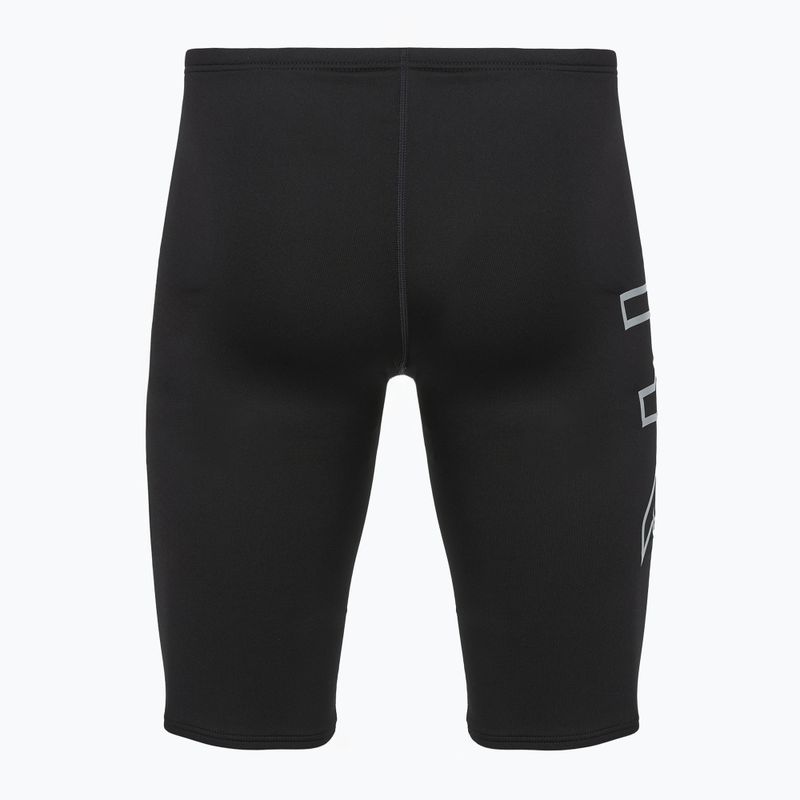 Férfi jammer úszónadrág TYR Soild Large Logo Jammer black 4