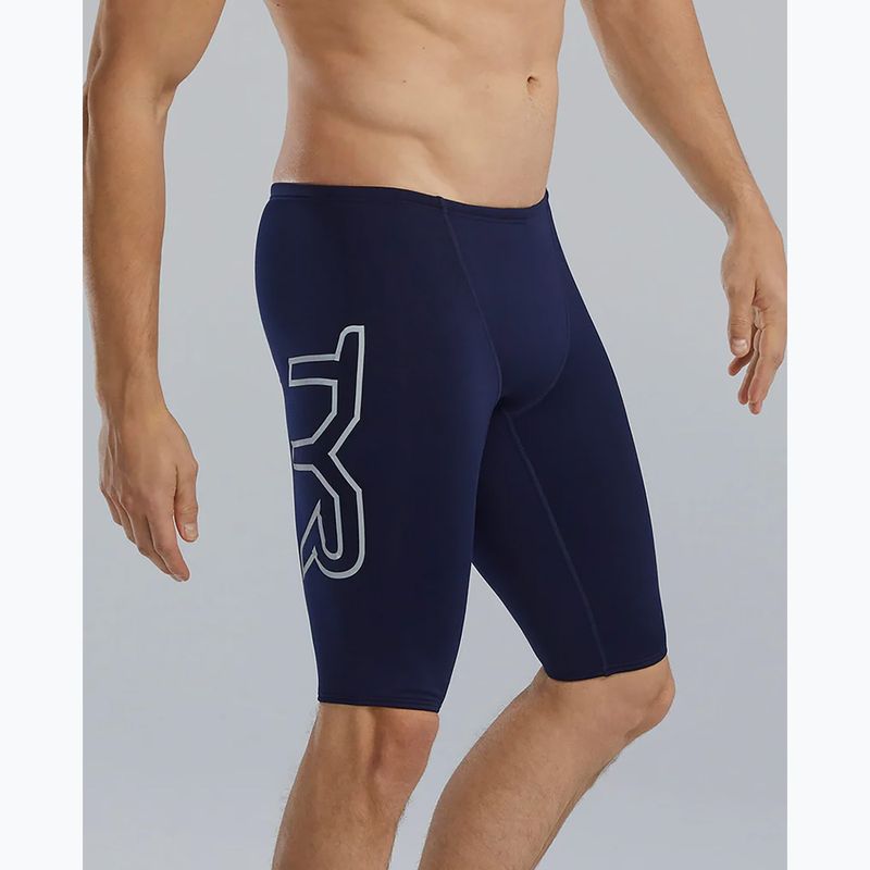 Férfi úszójammerek TYR Soild Large Logo Jammer navy 7