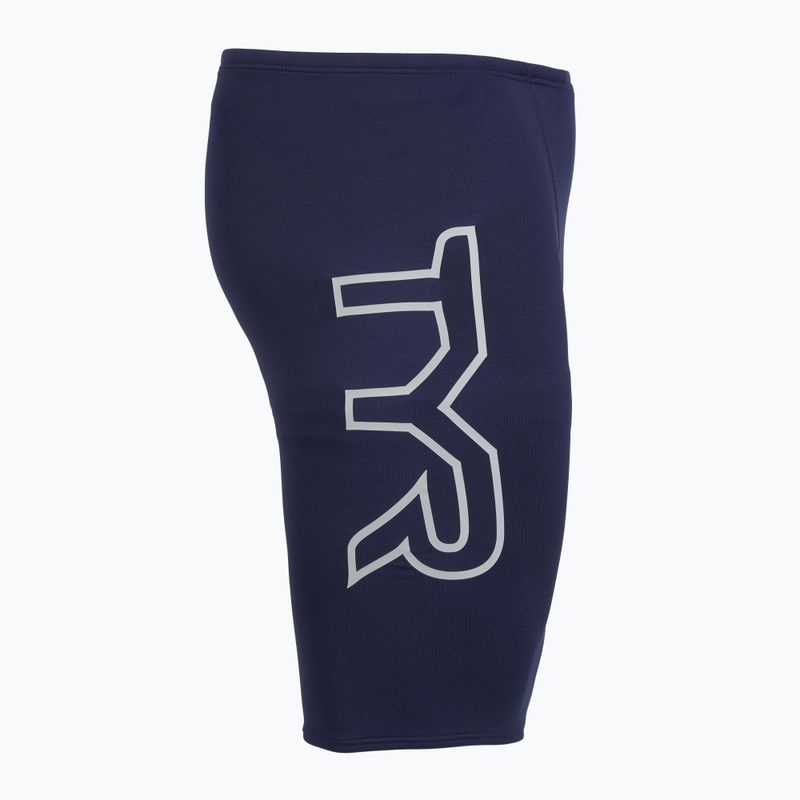 Férfi úszójammerek TYR Soild Large Logo Jammer navy 3