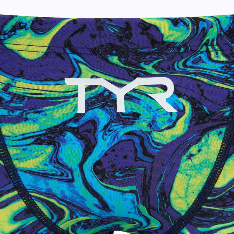 Férfi úszójammerek TYR Thresher Jammer Hyperblitz blue/green 3