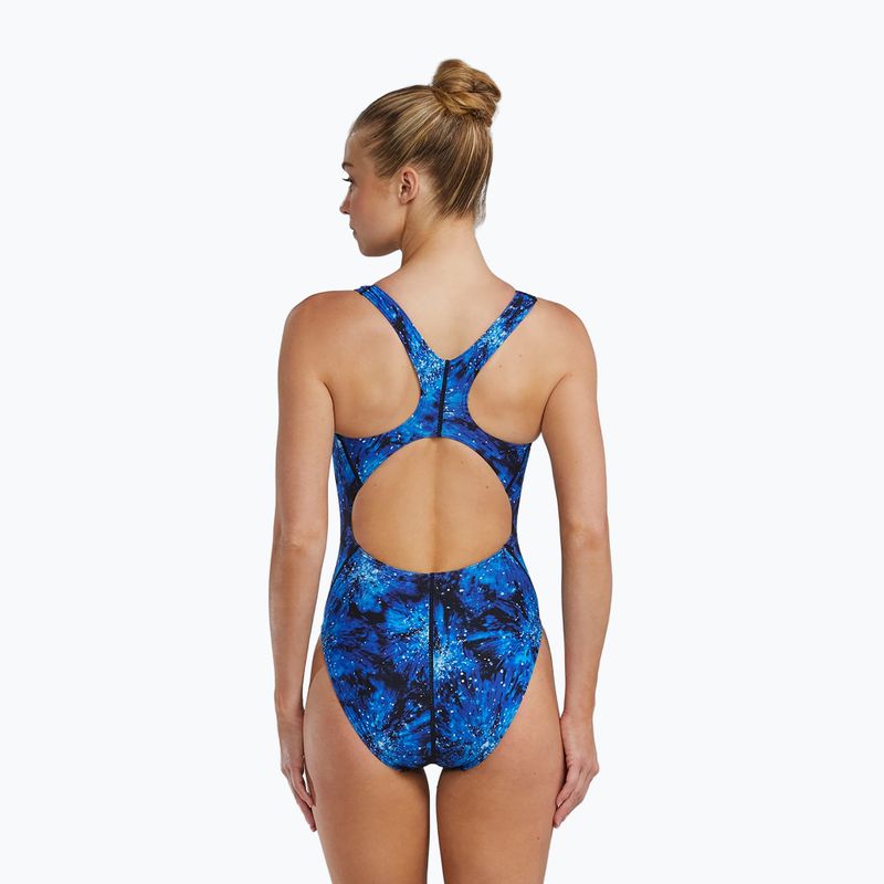 Női egyrészes fürdőruha TYR Durafast Elite Radiant Flare Maxfit kék 2
