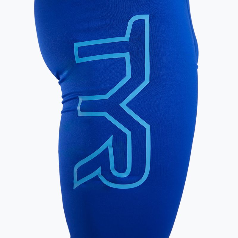 Férfi úszó dzsemmer TYR Soild Large Logo Jammer royal 7