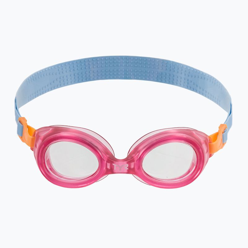 TYR gyermek úszószemüveg Aqua Blaze átlátszó / rózsaszín 2